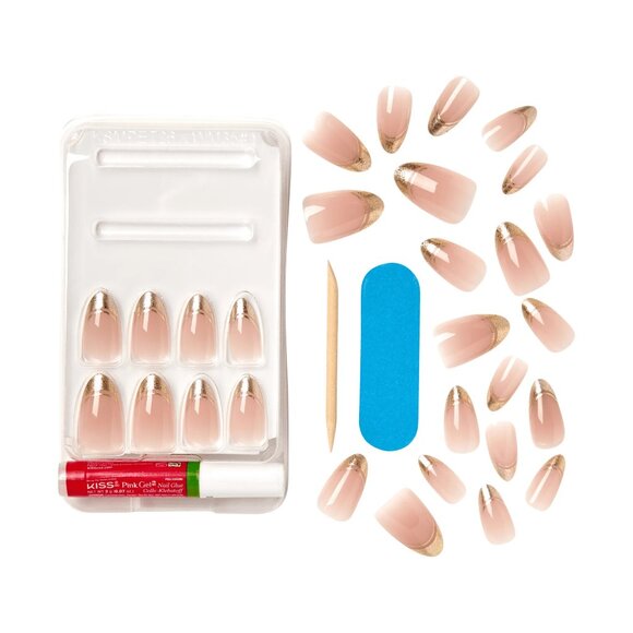 KISS Voguish Fantasy Medium Length Nails - Party Crasher - Picture 3 of 4